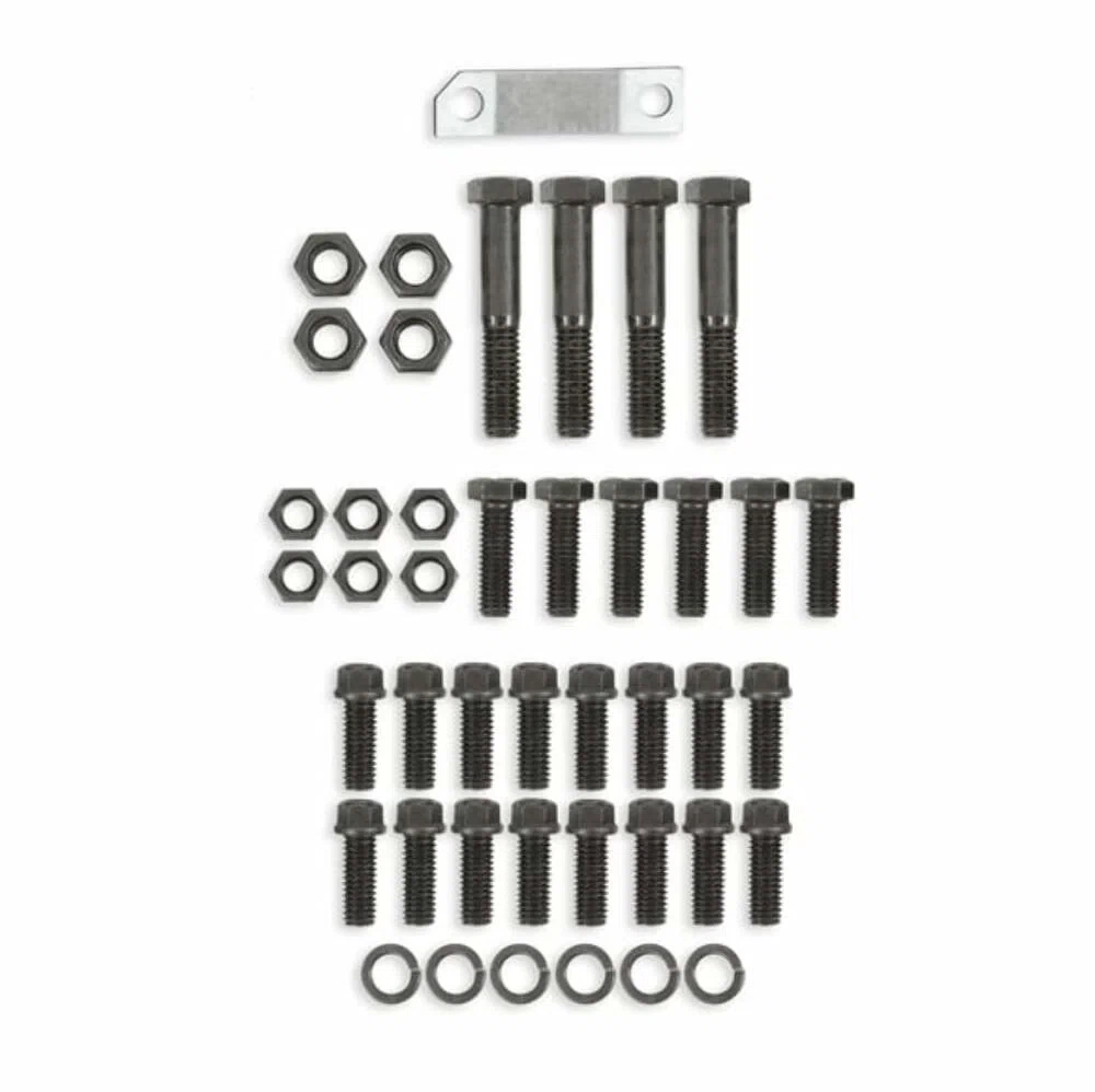 Flowtech Shorty Headers - Black Painted - 91628FLT